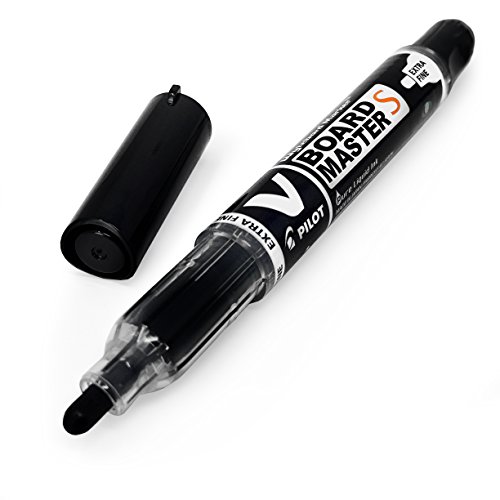 10 Stück Pilot Boardmarker V-Board Master S, 5083701, Stift, schwarz, 1,3mm Rundspitze 4902505487422 Pilot