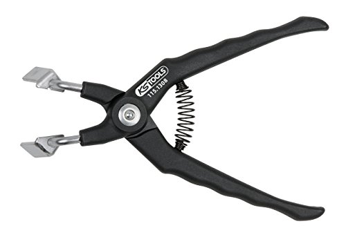 KS Tools 115.1308 Relay pliers-angled, Colour, Size