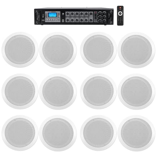 Rockville 6-Zone Amplifier+(12) 6.5