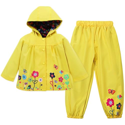 LZH Girl Baby Kid Waterproof Hooded Coat Jacket...