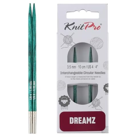 KnitPro Dreamz Interchangeable Needles (Special) 4" (10cm) | US Size 4 (3.5mm) Cover