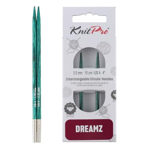 KnitPro Dreamz Interchangeable Needles (Special) 4" (10cm) | US S...