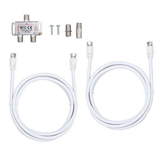 2 Vías TV de Banda Ancha Bi-direccional Moca 5-2500MHz para TV Virgin Media Telewest Eurovox Starview Dreambox Cover