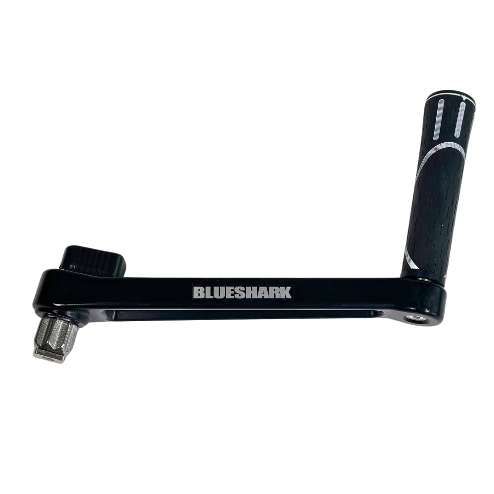 Blue SharkBLUESHARK 3100 Sailing Universal 10" Aluminum Winch Handle: Premium-Grade High-Strength Anodized Aluminum