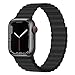 Produktbild Magnetische Band für Apple Watch Armband 41mm 45mm 40mm 44mm 42mm 38mm Herren/Damen,Silikon Sport Loop Strap für Apple Watch 8 Armbänder iWatch Series 7 6 5 4 3 SE Ultra 49mm-42/44/45 mm Schwarz