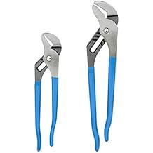Channellock Tongue and Groove Plier Set TG-1-2 Piece, Slip Joint, High Carbon Steel - 9.5 in, 12 in
