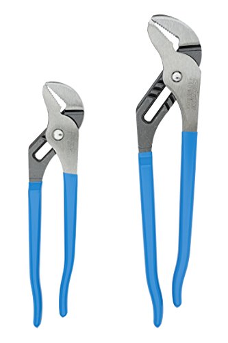 Channellock Tongue and Groove Plier Set TG-1-2 Piece, Slip Joint, High Carbon Steel - 9.5 in, 12 in