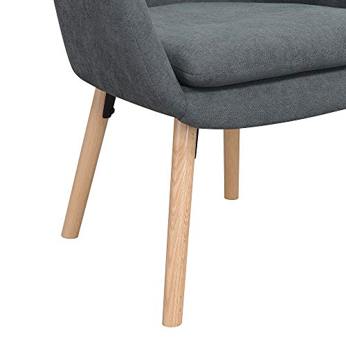 Convenience Concepts Take A Seat Charlotte Accent Chair, Slate Gray Linen #TOP7