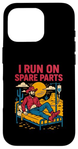̑p I Run on Spare Parts Fun Y  X}zP[X iPhone 16 Pro p