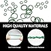 yorpyep 270 PCS Sealing Gaskets, 18 Sizes Air Conditioning Compressor O-Ring Combination Sets, Multi-Purpose Rubber Gaskets for Bearing Pumps with Storage Box, for Most Cars Trucks (Green)