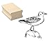 Produktbild Stempel Holzstempel Motivstempel « MÖWE auf STEIN » Scrapbooking - Embossing Kinderstempel Tierstempel Urlaub Meer Vogel Ornithologe Ferien