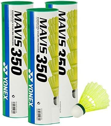 Amazon.com : Yonex Mavis 350 Badminton Ball Set of 5 x 6