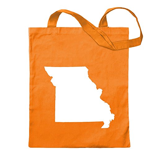 Kiwistar Estados Unidos de América - Estado federal - Missouri bolsa de yute estampado Naranja Size: 30cm Cover