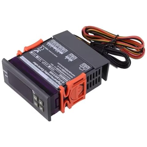 szzijia 110V Digital Air Humidity Temperature Control Controller WH8040 Range 1%~99% Cover