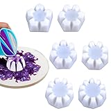 Générique 6er Set Blumengießbecher für Fluid Art – Silikon Gießsiebe...
