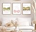 RERNIE 3 Pcs Christian Bible Wall Art Canvas Prints Verse Poster Paintings with Flowers and Cherry Artwork Inspirational Religious Picture Art Living Room Bedroom Gallery Decor 12x16 Inch Unframed