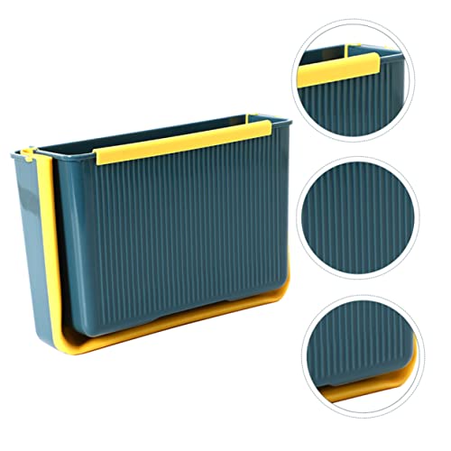 Caneca de basura rectangular plegable para pared miniatura 5