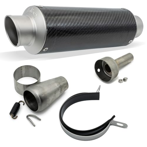 Silencieux LeoVince GP Corsa Racing carbone 54mm pour réduire le poids de la moto