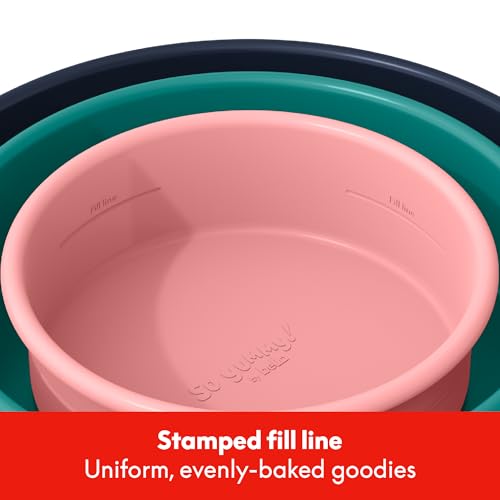 image for SO YUMMY by bella Round Cake Pan Set, Nonstick Coating & PFAS Free, Me