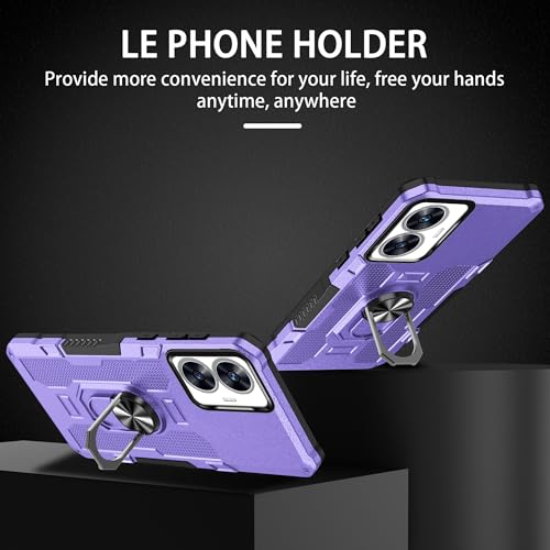 Coque Oppo Realme C55 résistante aux chocs avec béquille rotative PC