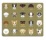 20 Cartoon Puppy Dogs Mouse pad Gaming Mouse pad Mousepad Nonslip Rubber Backing