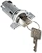 ACDelco GM Genuine Parts D1402B Ignition Lock Cylinder with Key, Silver