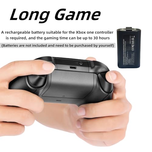 Image of Controller Compatible with Series X /S, One X /S Consoles -Dual Vibration& 3.5mm Audio Jack(Batteries and Receiver are Not Included)