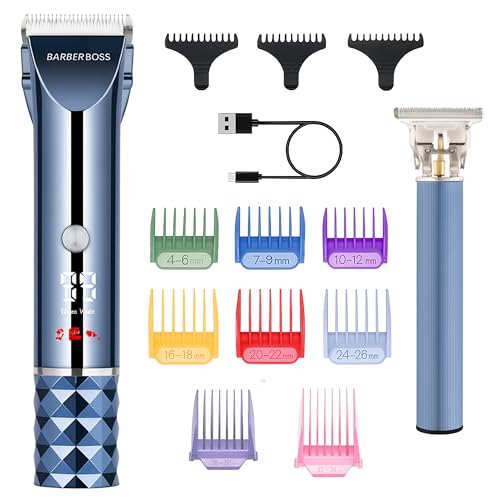 Tondeuse à barbe et cheveux Barberboss sans fil avec sabot réglable