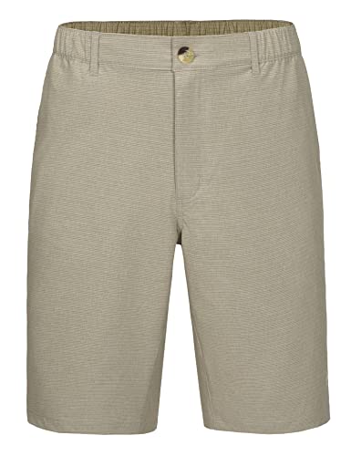 Image of Little Donkey Andy 12 Inch Inseam Golf Shorts for Men Bermuda Quick Dry Elastic Waist Shorts for Hiking Travel Casual