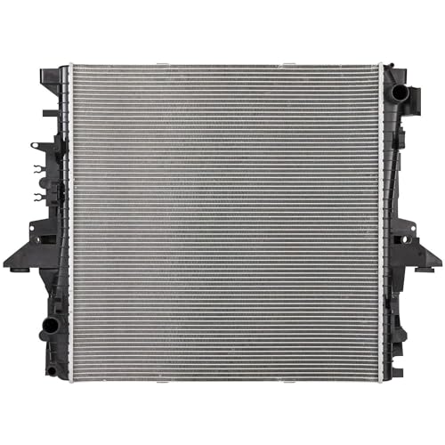 Lynol Cooling System Complete Aluminum Radiator Compatible With 2010-2016 Land Rover LR4 2010-2013 Range Rover Sport V6 3.0L V8 5.0L Crossflow Direct Replacement