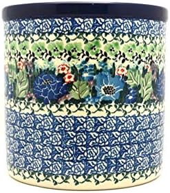 Polish Pottery Utensil Holder - Unikat Signature U4572