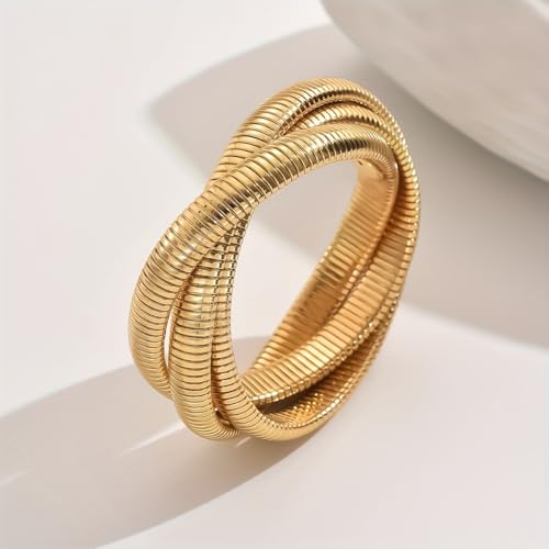 Shining Diva Fashion gold bracelet – image 4