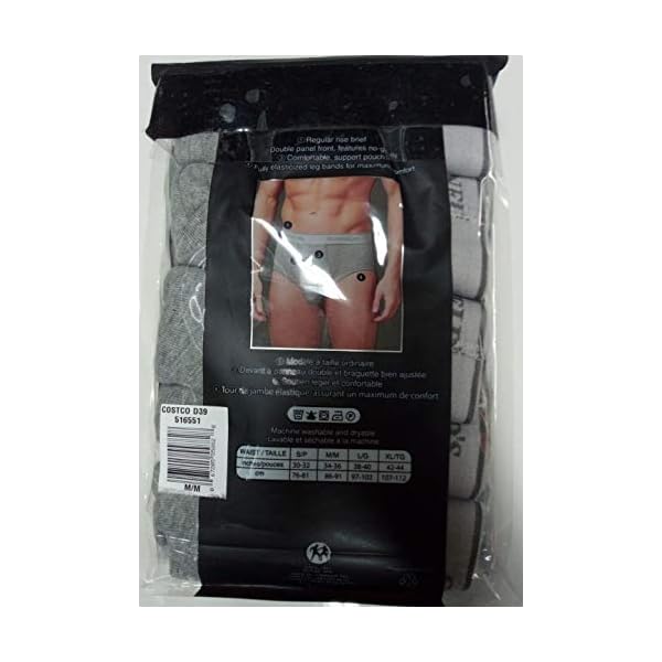 stanfields 5 Pack Men's Cotton Brief Grey, Medium (34" - 36") - Image 3