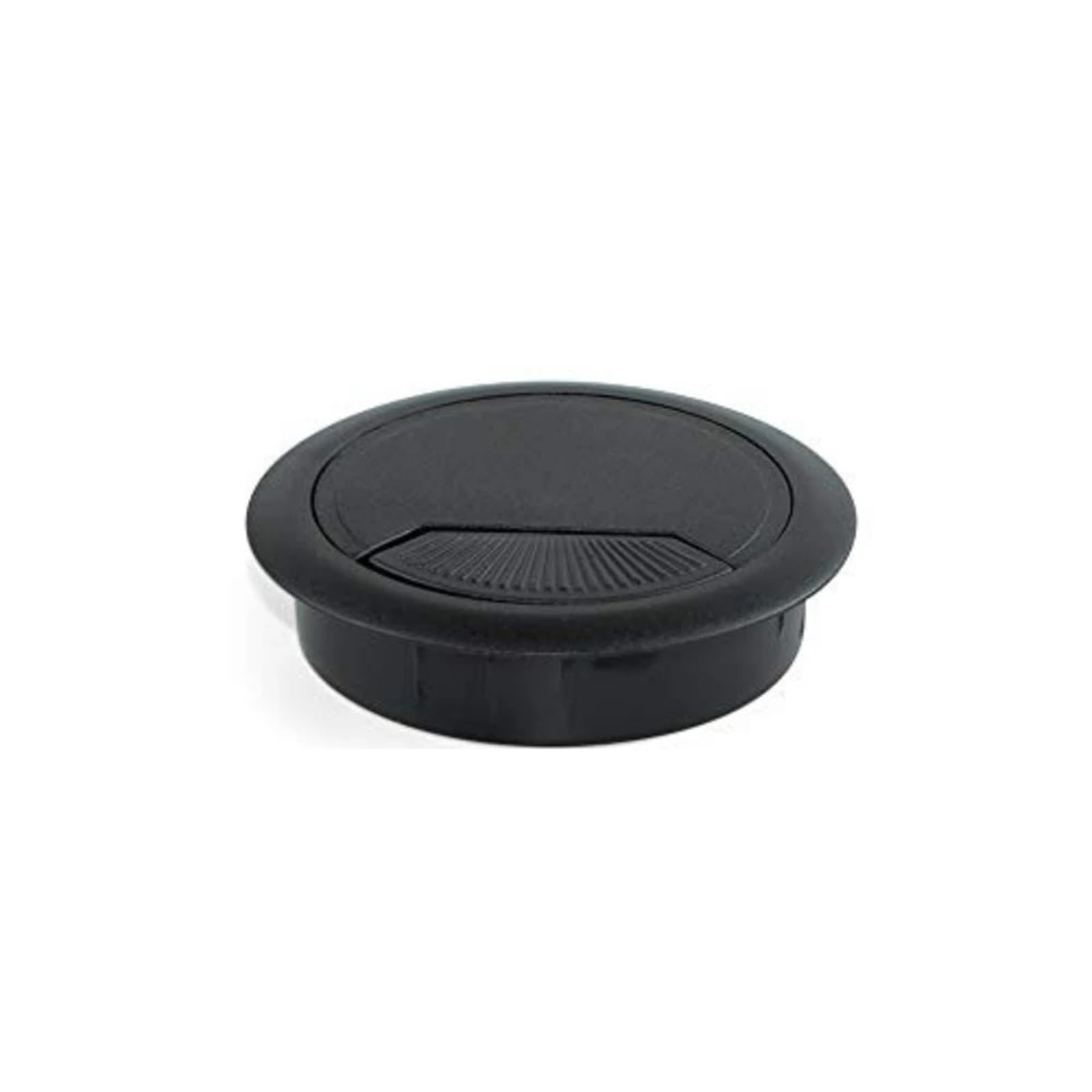 Ghhzml Black-50Mm Cable Hole Cover 1 Pcs Desk Cable Hole Cover Plastic Pc Computer Wire Desktop Grommet Round Organizer Caps(Black-50Mm)