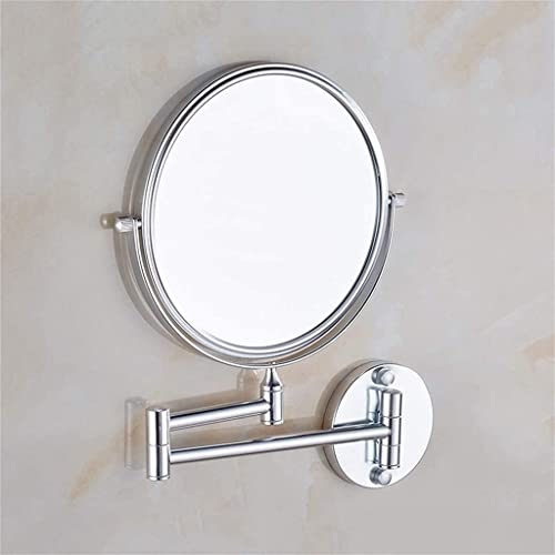 Miroir de maquillage mural pivotant de 8 pouces pour éviter les angles morts - 3