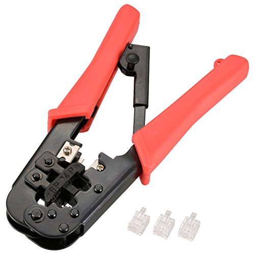 OHM Electric Modular Telephone Plug Crimping Pliers Set TEL-P0422 Japan