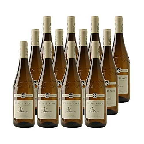 Roussette de Savoie Altesse Blanc 2020 - Philippe et Sylvain Ravier - Vin AOC Blanc de Savoie - Bugey - Lot de 12x75cl…