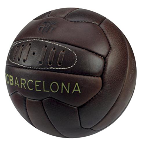 Barcelona FCB Kids BC04269 Ballon de Football Heritage en Cuir, Multicolore, Taille 5
