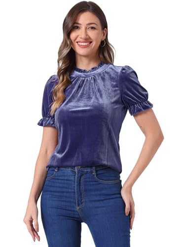 Amazon.com: Allegra K Halloween Ruffle Collar Shirt for Women's
