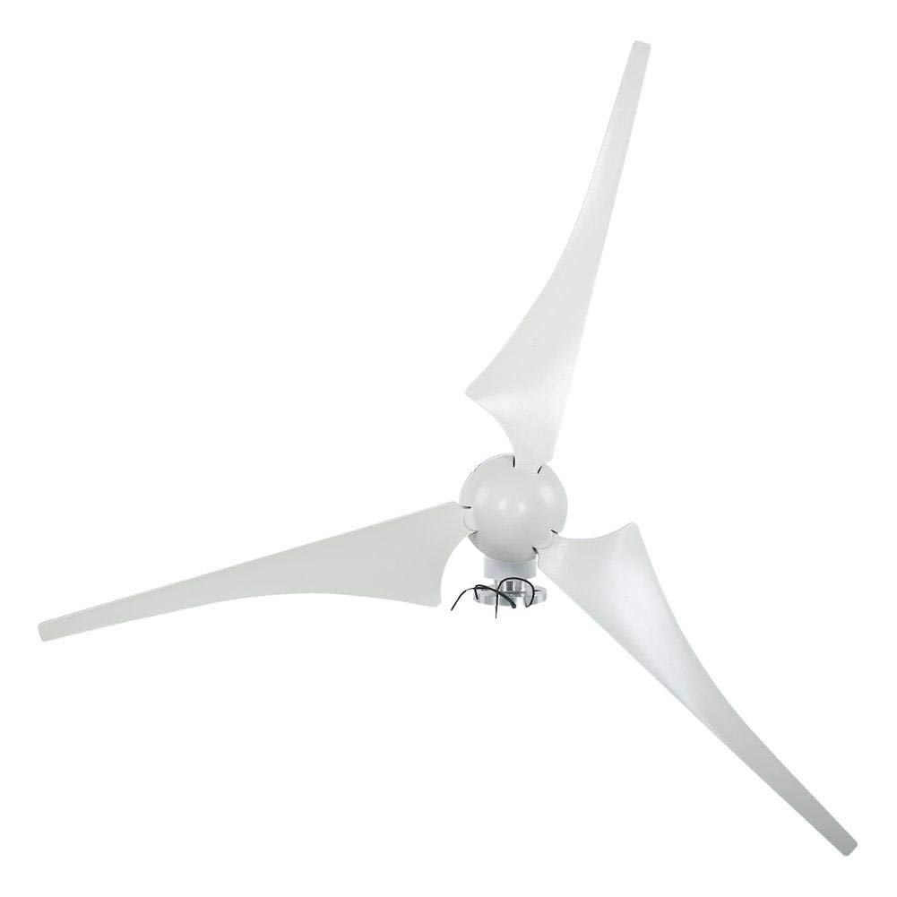 Wind Generator, NE-200S 12V/24V 200W High Utilization Wind Turbine Generator 580mm 3 Blades Kit Hybrid Charge Controller Garden Outdoor Power Windmill Stronger Against Wind for Home Industry (24V)