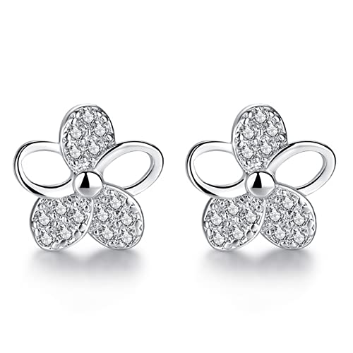 Pendientes de mujer para ocasiones especiales con flores de ciruelo
