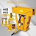 Hydraulic Pipe Bender, 16 Ton Manual Copper Tube Bender and Exhaust Pipe Bending Machine with 8 Dies (1/2