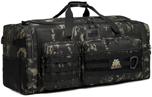 BlesMaller Sac de Sport et d'équipement 130L Grand Sac de Voyage Pliable pour Homme avec...