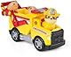PAW PATROL Fire Rescue - Rubbles Rettungs-Truck mit Schaufel und Geschossen sowie Rubble Hundefigur, Spielzeug für Kinder ab 3 Jahren
