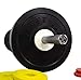 CFF 5 lb. Fractional Training Weights Set - Solid Rubber Plate Weights - Weight Lifting Competition Plates - Pairs of .25 lb., .5 lb., .75 lb., & 1 lb