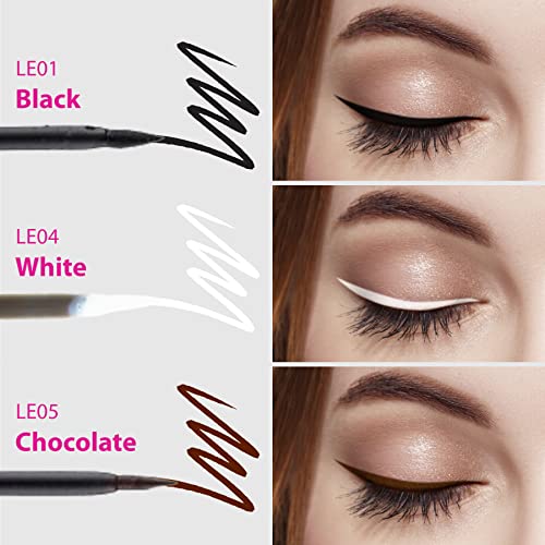 Ruby Kisses LE04 Classic Liquid Eyeliner, Smudgeproof Long Lasting Eye Makeup With Felt-Tip Applicator thumb #5