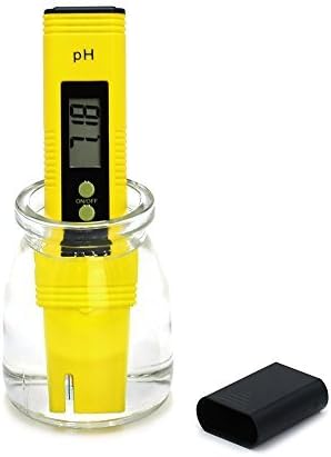 HiHydro PH Meter Digital PH Tester Pen for Household Drinking Water, Aquarium, Swimming Pools, Hydroponics, Water Quality, 0.01 / High Accuracy +/- 0.05 and 0.00-14.00 Measurement Range