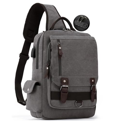 Image of Leaper Messenger Bag Water-Resistant Sling Bag Cross Body Bag Shoulder Bag