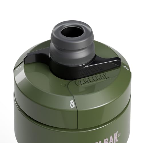 Image of CamelBak Podium Bike Squeeze Water Bottle, High Flow Easy Squeeze Design for Cycling Performance, 24oz, Deep Fern
