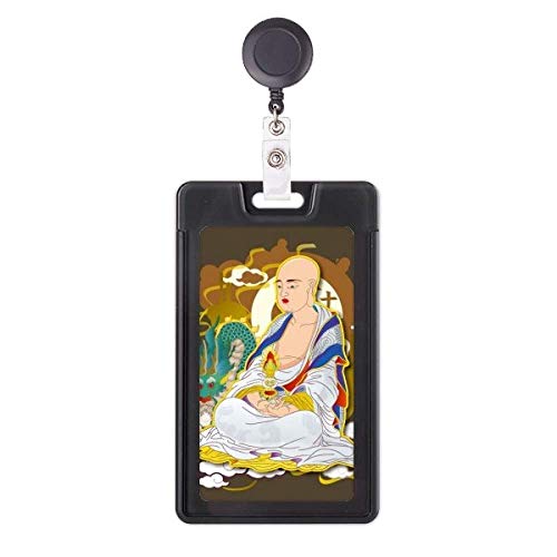 Bouddhiste porte-badge rétractable dix-huit Arhats pour le bureau